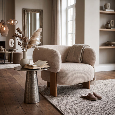 PTMD | Nomy Fauteuil | Cream - PTMD - Woonboutique