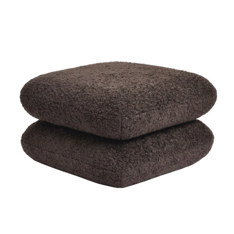 PTMD | Aro Poef | Bruin Draaibaar Teddy - PTMD - Woonboutique