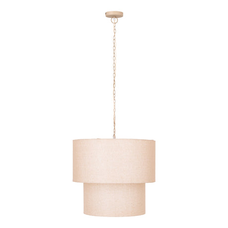 PTMD | Devi Hanglamp Naturel Linnen - PTMD - Woonboutique