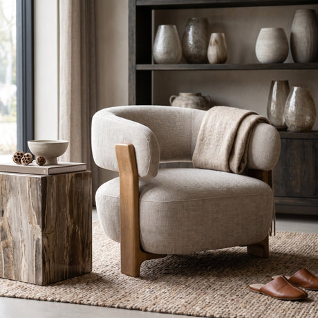 PTMD | Mire Fauteuil | Cream - PTMD - Woonboutique