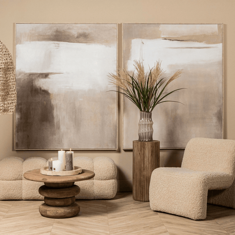 PTMD | Oslo Fauteuil | Teddy Beige - PTMD - Woonboutique