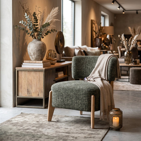 PTMD | Vale Fauteuil | Olive - PTMD - Woonboutique